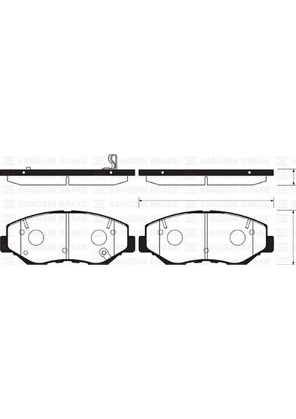 Ön Balata Honda Crv I-Ii-Iii 2.0 2.2 99-06 GDB3325 Gnzrz