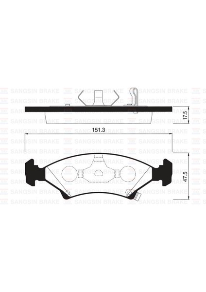Ön Balata Sephia 1.5i 16V-1.8I 16V 96-98 GDB3224-GDB3096 Gnzrz