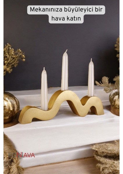 Luxury Şamdan Mumluk Dekoratif Mumluk Tealight Mumluk Altın Eskitme Renk Model 13 1 Adet
