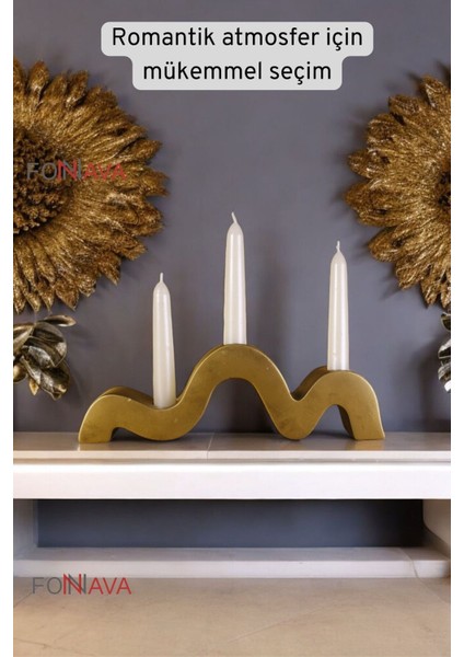 Luxury Şamdan Mumluk Dekoratif Mumluk Tealight Mumluk Altın Eskitme Renk Model 13 1 Adet