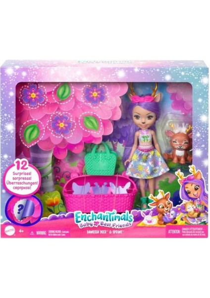 Luxury Enchantimals Bestie Reveal Yakın Arkadaş Bebekler HLK83 1 Adet