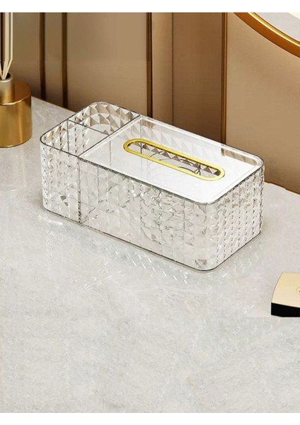 Luxury Masaüstü Peçetelik Takı Makyaj Organizer Düzenleyici 1 Adet modelleri
