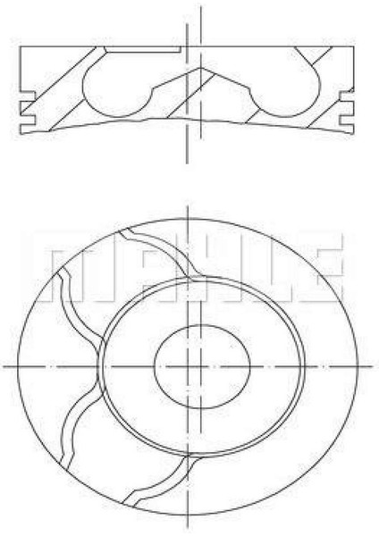 Motor Piston Segman Std Mgn-Lgn-Trafic-Scenic-Kng 1.9 Tdi F9Q 80.01 Gnzrz