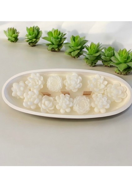 Luxury Dekoratif Özel Tasarım Mum Tabağı 1 Adet modelleri