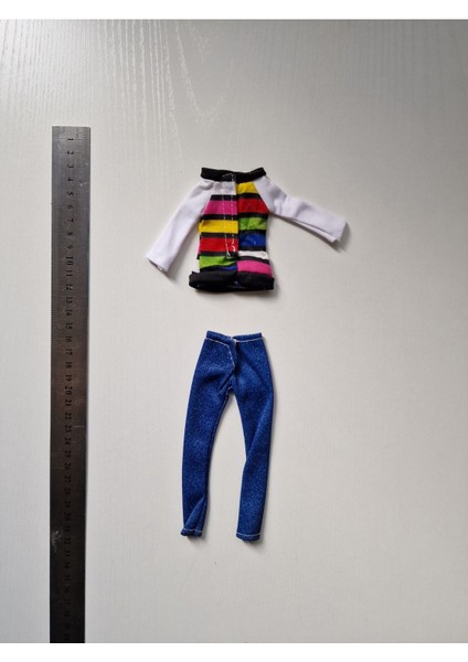 Luxury Barbii Oyuncak Bebek Için 2 Li Kıyafet Takımı 1 Adet