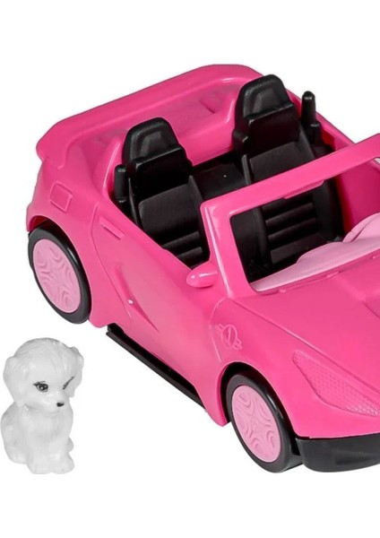 Luxury Sarışın Bebek Araba ve Köpekcik Seti 1 Adet