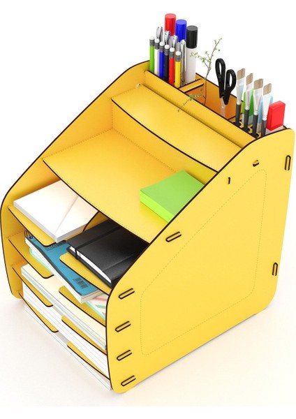 Luxury Design Otto Fx Large Modest 6 Renk A4 Evrak Rafı Masaüstü Organizer 1 Adet