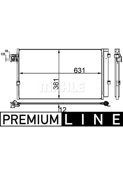 Klima Radyatoru Premium Line Bmw G30 G11 G12 G14 G15 G16 G32 Gnzrz