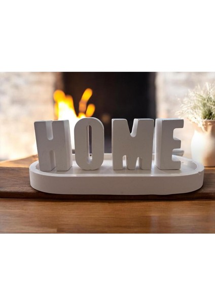 Luxury Stantlı Home Yazılı Biblo 1 Adet