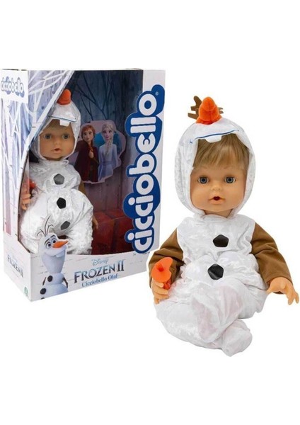 Luxury Disney Frozen 2 Cicciobello Olaf Kıyafetiyle Oyuncak Bebek 1 Adet