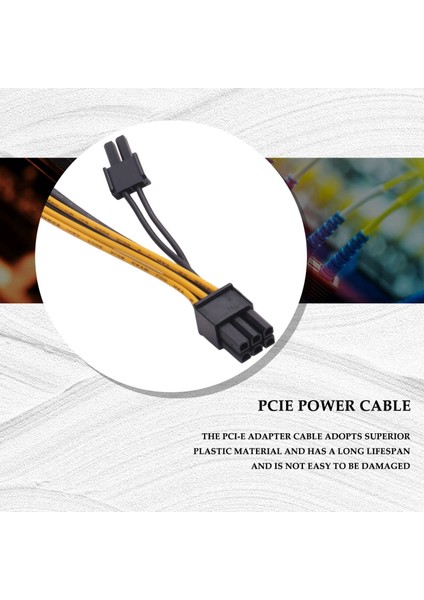 8 Pin Pcıe'den Çift Pcıe'ye 8 (6+2) Pin Güç Kablosu Veri Kablosu Ayırıcı (Yurt Dışından) fırsatları