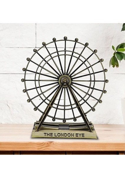 Luxury Vintage Metal The London Eye Biblo Antik Bronz Dönebilen Hediyelik Süs Eşyası 22 cm 1 Adet indirimleri