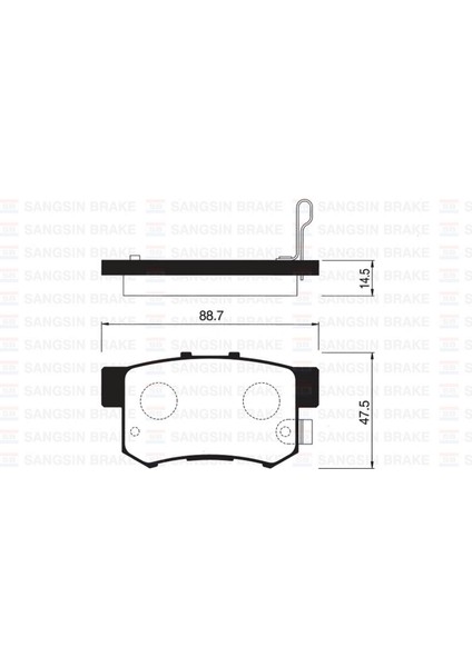 Arka Balata Honda Civic Vii 01-05 Civic Viii 05 Accord Vii 98-02 Accord Viii 06 GDB3177 Gnzrz