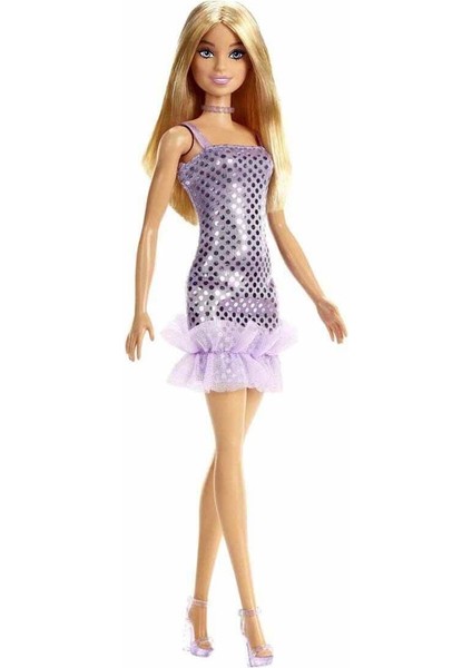 Luxury Fx - Mor Pullu Elbise Sarışın Star Collection 210035 1 Adet