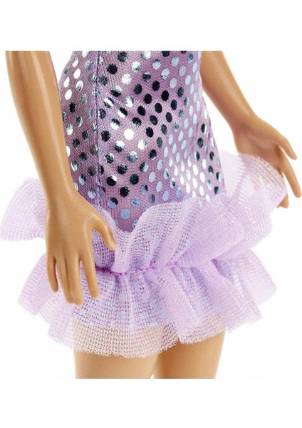 Luxury Fx - Mor Pullu Elbise Sarışın Star Collection 210035 1 Adet