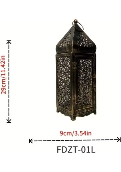 Luxury Osmanlı Motifli Mumluk 1 Adet