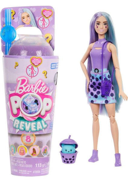 Pop Reveal Barbie Boba Serisi - Taro Milk | HTJ19 1 Adet