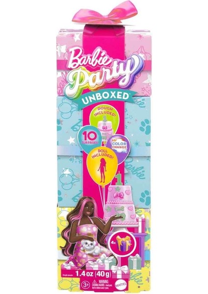 Luxury Barbie Party Unboxed? Köpeğimin Doğum Günü Serisi JFG71 1 Adet