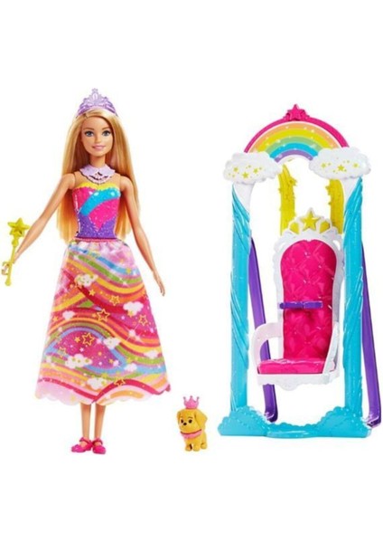 Luxury Dreamtopia Bebek Gökkuşağı Prensesi ve Salıncağı FJD06 1 Adet
