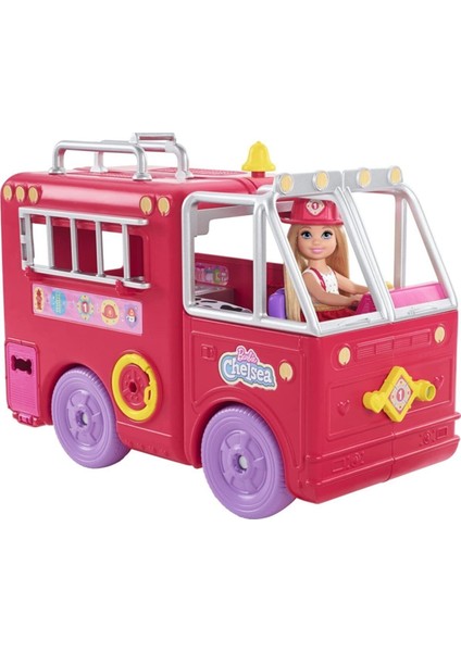 Luxury Chelsea Itfaiye Aracı Oyun Seti, Chelsea (15 Cm), Itfaiye Aracı, 15TEN Fazla Aksesuar, Çıkart 1 Adet