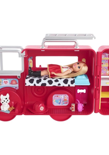 Luxury Chelsea Itfaiye Aracı Oyun Seti, Chelsea (15 Cm), Itfaiye Aracı, 15TEN Fazla Aksesuar, Çıkart 1 Adet modelleri