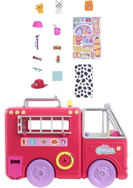 Luxury Chelsea Itfaiye Aracı Oyun Seti, Chelsea (15 Cm), Itfaiye Aracı, 15TEN Fazla Aksesuar, Çıkart 1 Adet indirimleri