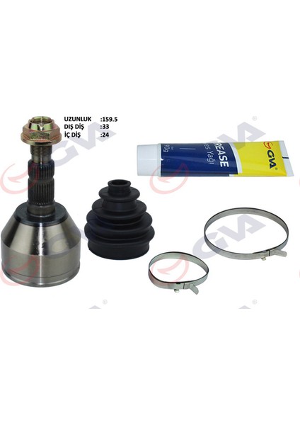Aks Kafasi Diş Ön Astra H 1.3 Cdti 04-10 33X24X53 157MM Gnzrz