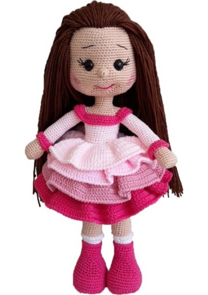 Luxury Amigurumi Organik Oyuncak Bebek Marul Kız 1 Adet