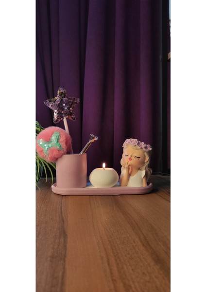 Luxury Masa Üstü Kalemlik , Saksı , Mumluk , Hediyelik Set ,dekor 1 Adet fırsatları