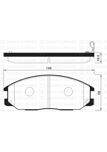 Ön Balata Starex 2.5 Crdi 05 H1 10.06 Ssangyong Rexton 2.7 Xdi 11 GDB3412-GDB3257-GDB3244 Gnzrz