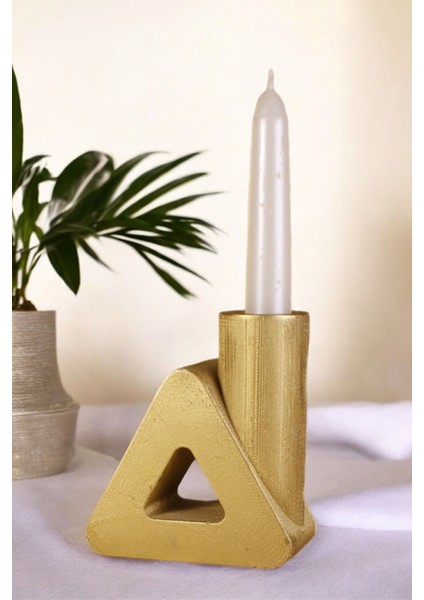 Luxury Şamdan Mumluk Dekoratif Mumluk Tealight Mumluk Altın Renk Model 8 1 Adet