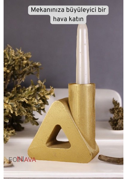 Luxury Şamdan Mumluk Dekoratif Mumluk Tealight Mumluk Altın Renk Model 8 1 Adet