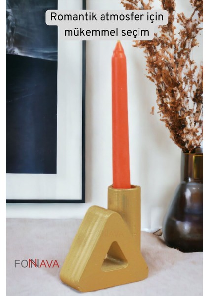 Luxury Şamdan Mumluk Dekoratif Mumluk Tealight Mumluk Altın Renk Model 8 1 Adet