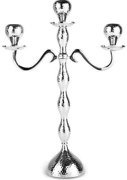 Luxury Arlen 3'lü Şamdan Silver 38X29 cm 1 Adet fiyatları