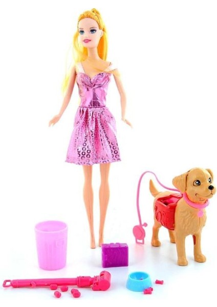 Luxury Anlily Kutulu Oyun Arkadaşım Pembe Elbi?seli? 1 Adet