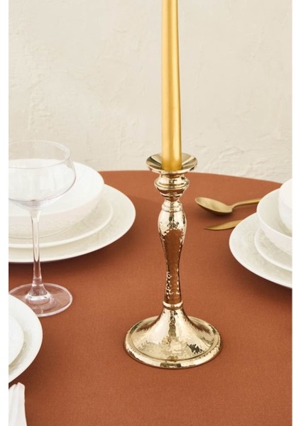 Luxury Rena New Year Yılbaşı Şamdan Gold 22 cm 1 Adet modelleri