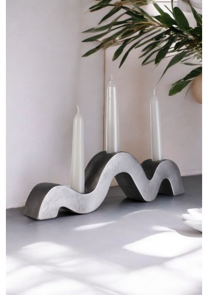 Luxury Şamdan Mumluk Dekoratif Mumluk Tealight Mumluk Gümüş Eskitme Renk Model 13 1 Adet