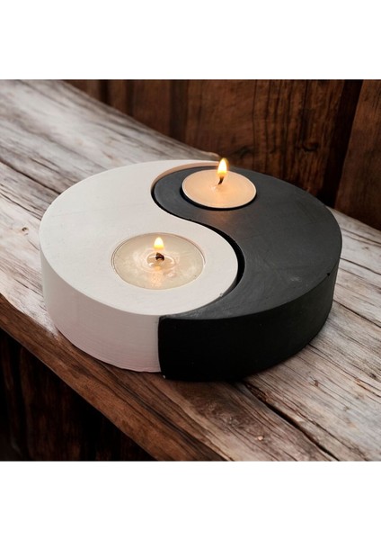 Luxury Yin Yang Mumluk 1 Adet