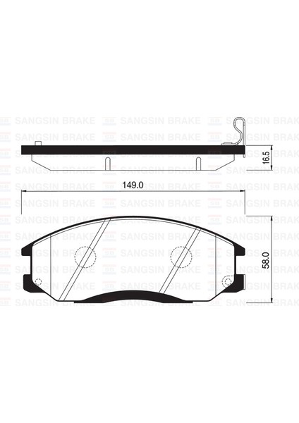 Ön Balata Starex 2.5 Crdi 05 H1 10.06 GDB3412-GDB3257-GDB3297-GDB3244 x Gnzrz