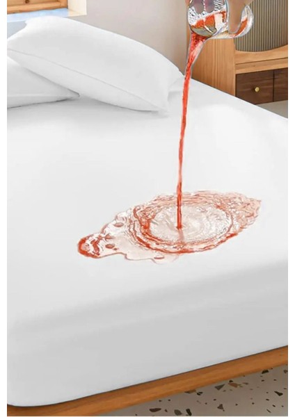 Çift Kişilik Sıvı Geçirmez Fitted Alez 160 x 200 cm