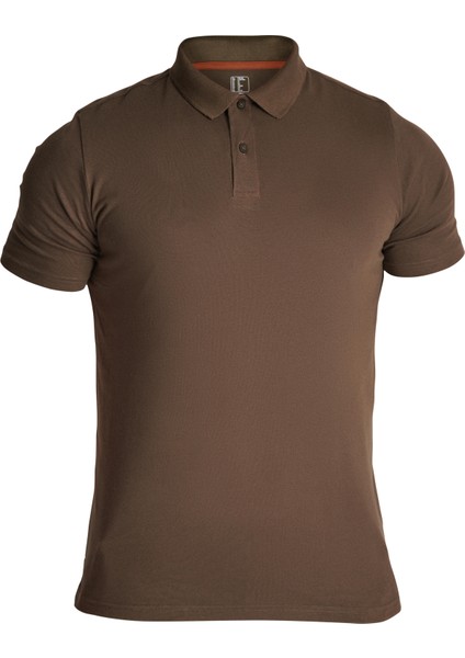 Solognac Erkek Avcılık Polo Tişörtü - Kahverengi - 100