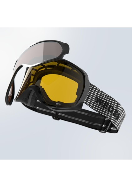 Wedze Çocuk Kayak Ve Snowboard Maskesi - Gri - G 500 I