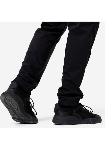 Domyos Erkek Siyah Regular Eşofman Altı Essential - Fitness