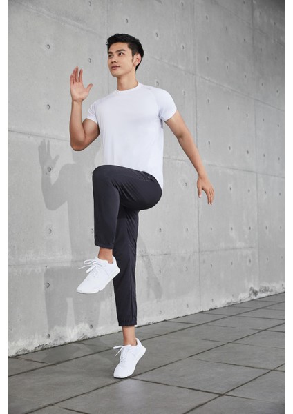 Domyos Erkek Siyah Regular Eşofman Altı Essential - Fitness