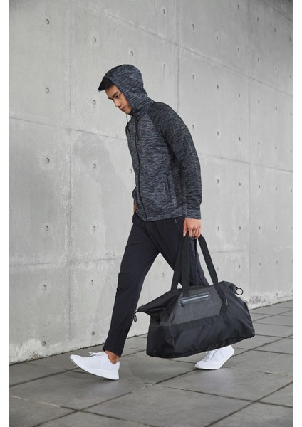 Domyos Erkek Siyah Regular Eşofman Altı Essential - Fitness