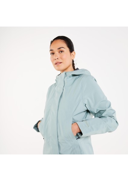 Tribord Kadın Yelkenli Yağmurluğu - Açık Yeşil - Sailing 500