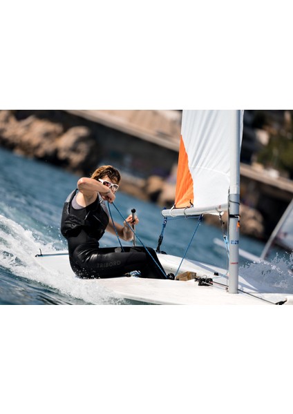 Tribord Yüzme Yardımcısı Yelek - Siyah - 50 Newton - Club Beden 40-60 kg