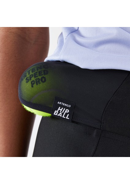 Artengo Kadın Tenis Taytı - Siyah - Dry Hip Ball