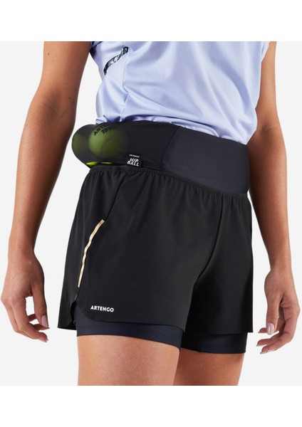 Artengo Kadın Tenis Şortu - Siyah - TSH Light Hip Ball fiyatları