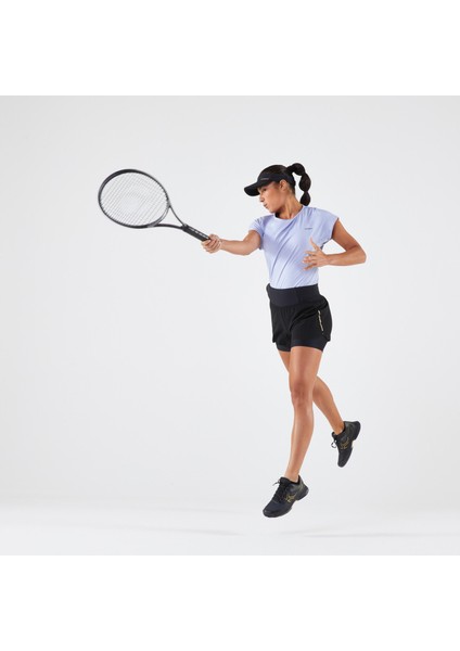 Artengo Kadın Tenis Şortu - Siyah - TSH Light Hip Ball